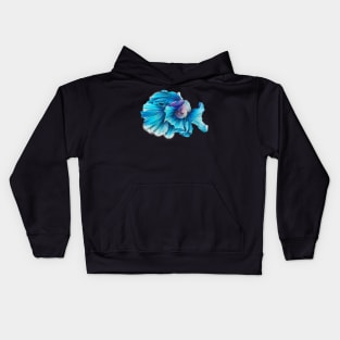 halfmoon blue Kids Hoodie